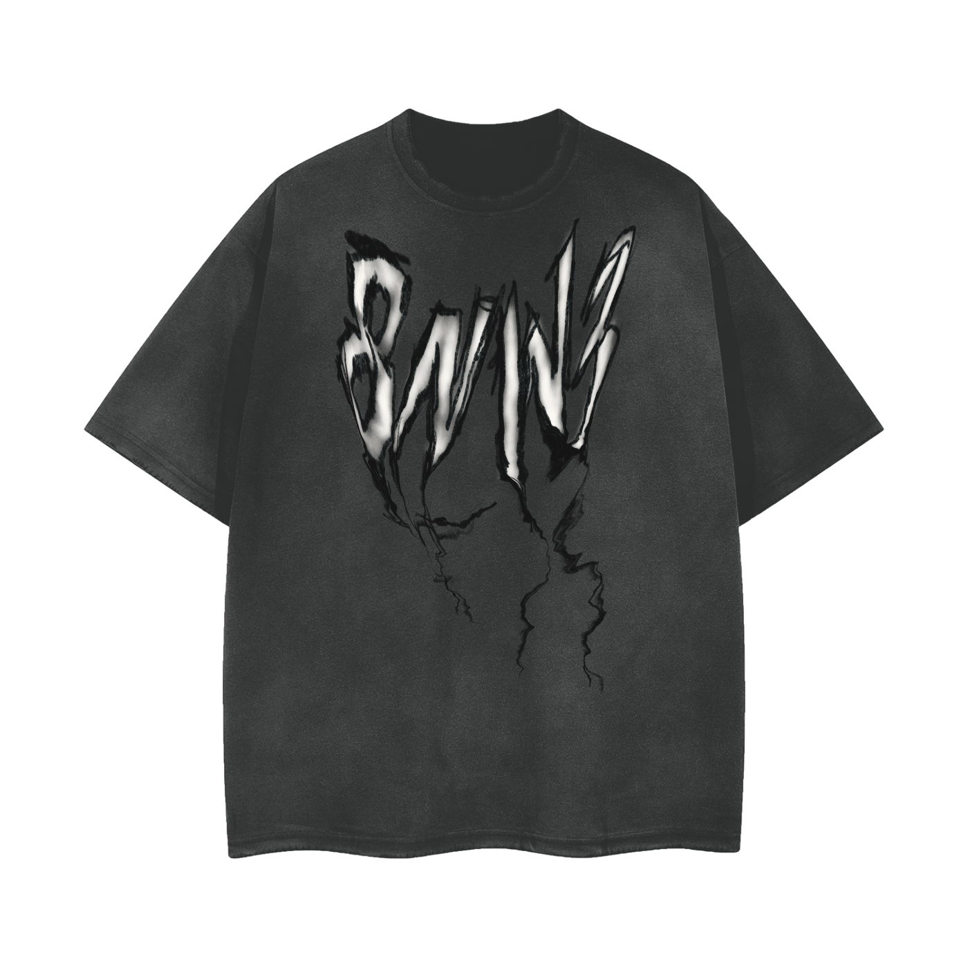 Vintage Wash Frayed T-Shirt - 260 GSM
